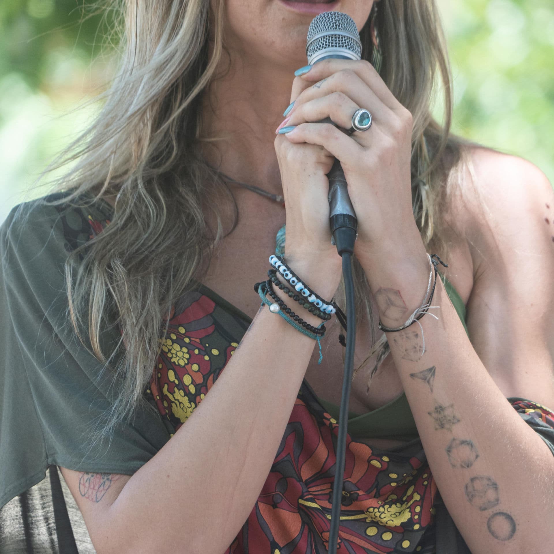 Community gathering during retreat